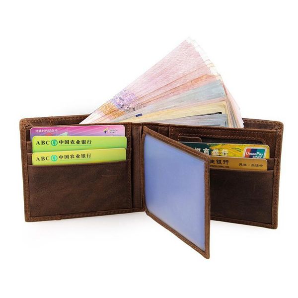 wallets men wallet genuine leather short purse, Red;black
wallets men wallet genuine leather short purse, Red;black