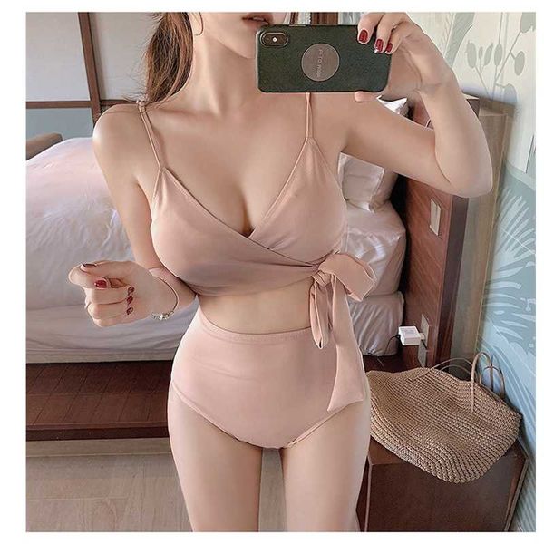 summer swimsuit women solid color two piece new cover belly slimming drawstring sling halter fashion female swimming suit
summer swimsuit women solid color two piece new cover belly slimming drawstring sling halter fashion female swimming suit