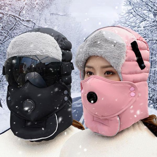 cycling caps & masks outdoor winter fashion warm hat men thickeng ski hats for women waterproof hood with glasses cap balaclava, Black
cycling caps & masks outdoor winter fashion warm hat men thickeng ski hats for women waterproof hood with glasses cap balaclava, Black