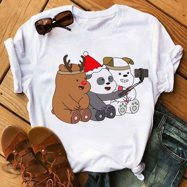 women bear tshirt cartoon graphic printed christmas shirts fashion short sleeves lady shirt women tees hipster female t shirt, White
women bear tshirt cartoon graphic printed christmas shirts fashion short sleeves lady shirt women tees hipster female t shirt, White
