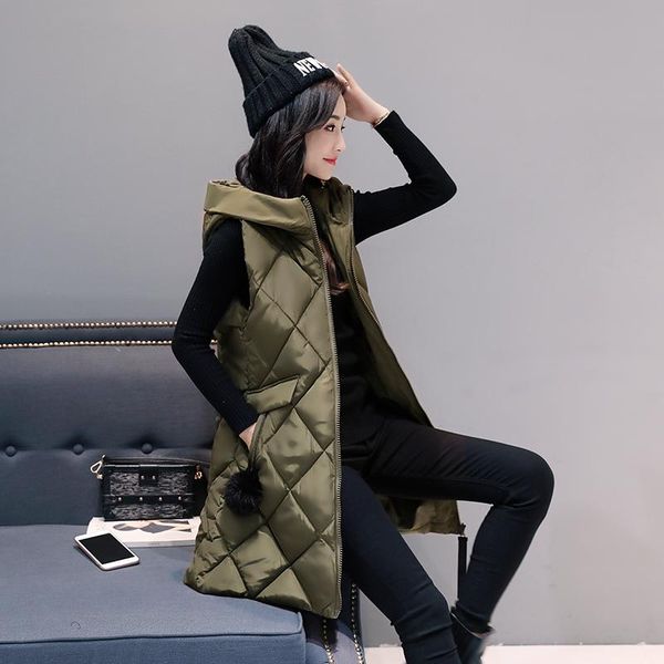women's vests winter autumn warm women jacket 2021 fashion long hooded waistcoat plus size 3xl sleeveless outwear basic lx1167, Black;white
women's vests winter autumn warm women jacket 2021 fashion long hooded waistcoat plus size 3xl sleeveless outwear basic lx1167, Black;white