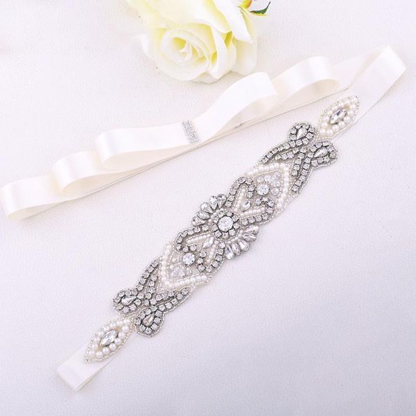 wedding sashes trixy s208 stunning belts rhinestone belt bridal sash fashion girl pearl fancy bride accessories, White
wedding sashes trixy s208 stunning belts rhinestone belt bridal sash fashion girl pearl fancy bride accessories, White