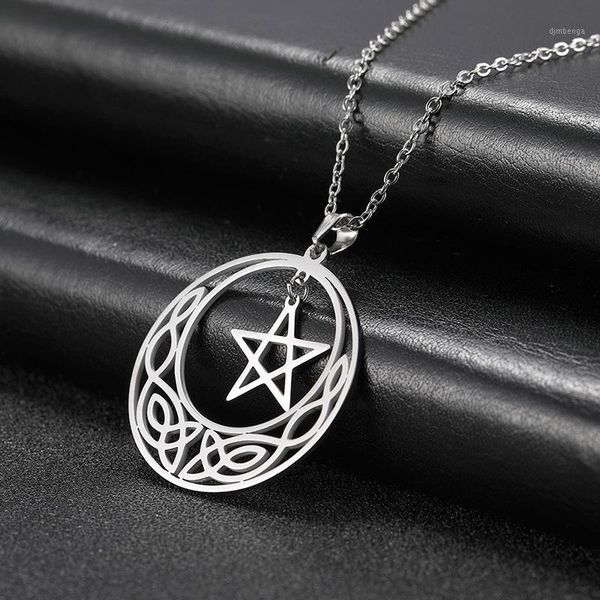 vcu new fashion exaggerated circle big five-pointed star necklace stainless steel selling necklace1, Silver
vcu new fashion exaggerated circle big five-pointed star necklace stainless steel selling necklace1, Silver