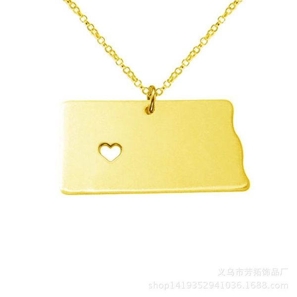 pendant necklaces the model is a big seller. stainless steel map of north dakota necklace gift for friends, Silver
pendant necklaces the model is a big seller. stainless steel map of north dakota necklace gift for friends, Silver