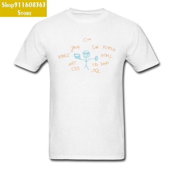men's t-shirts est discount men funny cartoon t shirt programming languages image round neck tshirt 100% cotton, White;black
men's t-shirts est discount men funny cartoon t shirt programming languages image round neck tshirt 100% cotton, White;black