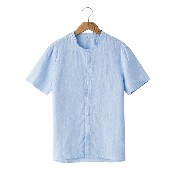 2021 new arrival 100% linen men summer short sleeve flax mens shirt plus size solid shirts male chemise dropshipping tasu, White
2021 new arrival 100% linen men summer short sleeve flax mens shirt plus size solid shirts male chemise dropshipping tasu, White