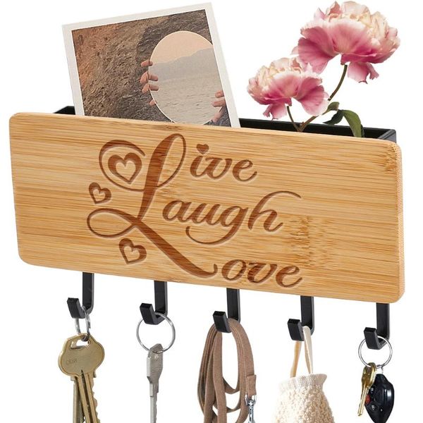 hooks & rails live laugh love text key holder fashion storage shelf multifunctional sundry box home dormitory decorations wall mounted
hooks & rails live laugh love text key holder fashion storage shelf multifunctional sundry box home dormitory decorations wall mounted
