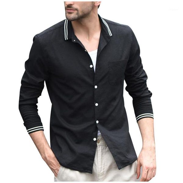 klv shirts men fashion vintage pure color button linen solid long sleeve retro shirts blouse solid linen shirt casual shirt1, White;black 
klv shirts men fashion vintage pure color button linen solid long sleeve retro shirts blouse solid linen shirt casual shirt1, White;black