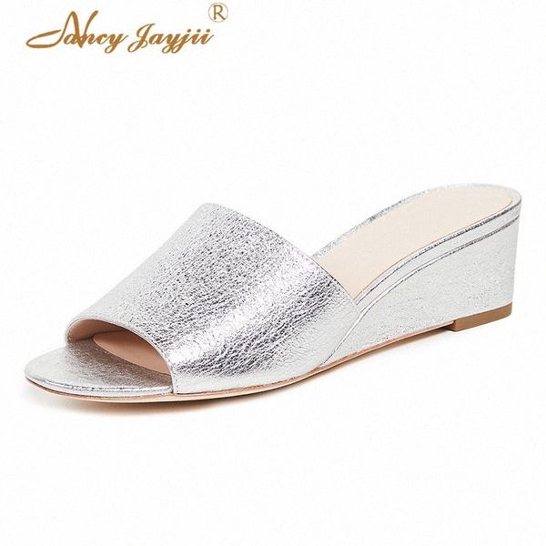 nancyjayjii women shoes slippers black/silver solid wedges high heel indoor summer basic casual fashion leisure classic t8z8#
nancyjayjii women shoes slippers black/silver solid wedges high heel indoor summer basic casual fashion leisure classic t8z8#