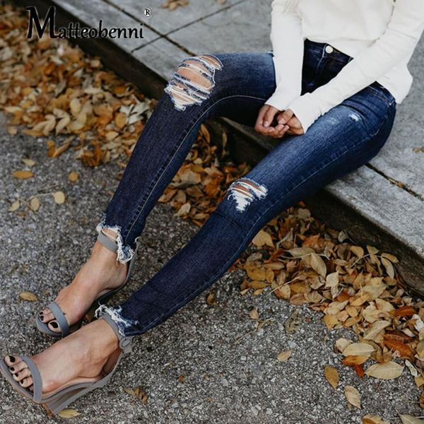 2021 ripped jeans women slim high waist boyfriend jeans cotton summer autumn casual streetwear denim pencil long pants skinny, Blue
2021 ripped jeans women slim high waist boyfriend jeans cotton summer autumn casual streetwear denim pencil long pants skinny, Blue