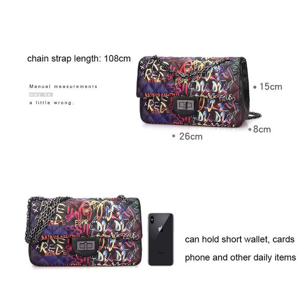 evening bags designer women pu leather shoulder bag ladies small graffiti messenger casual chain crossbody for
evening bags designer women pu leather shoulder bag ladies small graffiti messenger casual chain crossbody for