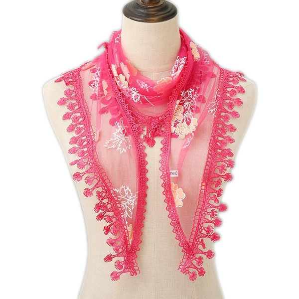 scarves skin-friendly soft color female fringed triangle scarf spring and autumn breathable lace trim korean decorate, Blue;gray
scarves skin-friendly soft color female fringed triangle scarf spring and autumn breathable lace trim korean decorate, Blue;gray