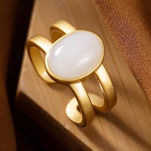 cluster rings silver inlaid natural hetian jade hollow double luxurious golden aristocratic cold wind women open adjustable ring, Golden;silver
cluster rings silver inlaid natural hetian jade hollow double luxurious golden aristocratic cold wind women open adjustable ring, Golden;silver