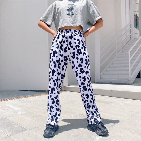 korean cow animal print trousers women casual loose high waist long pants womens black white baggy joggers streetwear
korean cow animal print trousers women casual loose high waist long pants womens black white baggy joggers streetwear