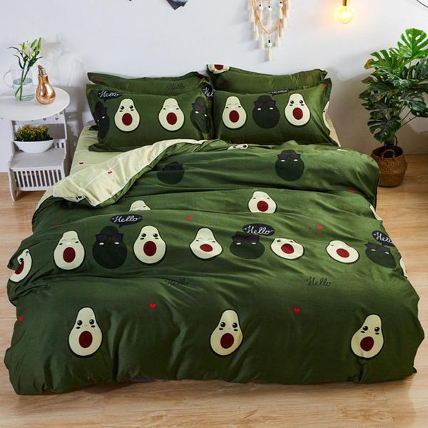 bedding sets 63fruit cartoon set for kids duvet cover king size printing bed green home textiles bedclothes 3/4pcs
bedding sets 63fruit cartoon set for kids duvet cover king size printing bed green home textiles bedclothes 3/4pcs