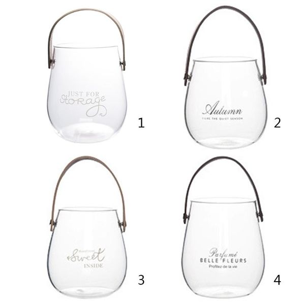 vases clear glass vase with leather handle tableflower container flowerpot plant bottle organizer storage jar home decor
vases clear glass vase with leather handle tableflower container flowerpot plant bottle organizer storage jar home decor