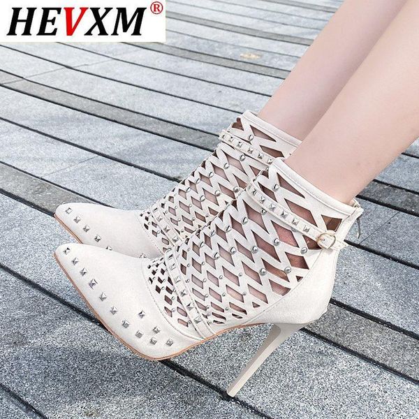 2021 new spring and summer women's sandals suede pointed mesh rivets rhinestone super high heel pointed fashion shoes, Black
2021 new spring and summer women's sandals suede pointed mesh rivets rhinestone super high heel pointed fashion shoes, Black