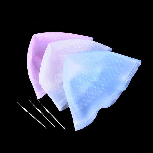 1 set reusable hair colouring highlighting dye cap with hooks frosting tipping color styling professional tools wholesale
1 set reusable hair colouring highlighting dye cap with hooks frosting tipping color styling professional tools wholesale