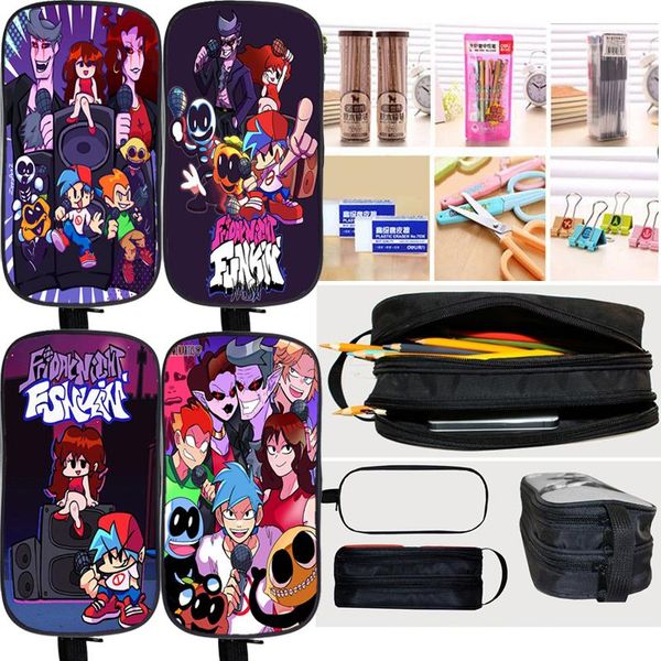 cosmetic bags & cases double layer friday night funkin pencil case bag kids stationery pouch cute pencilcase kawaii makeup school box
cosmetic bags & cases double layer friday night funkin pencil case bag kids stationery pouch cute pencilcase kawaii makeup school box