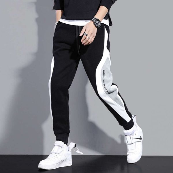 korean spring and summer corset casual men's fashion brand sports loose small foot necking slim versatile pants, Black
korean spring and summer corset casual men's fashion brand sports loose small foot necking slim versatile pants, Black