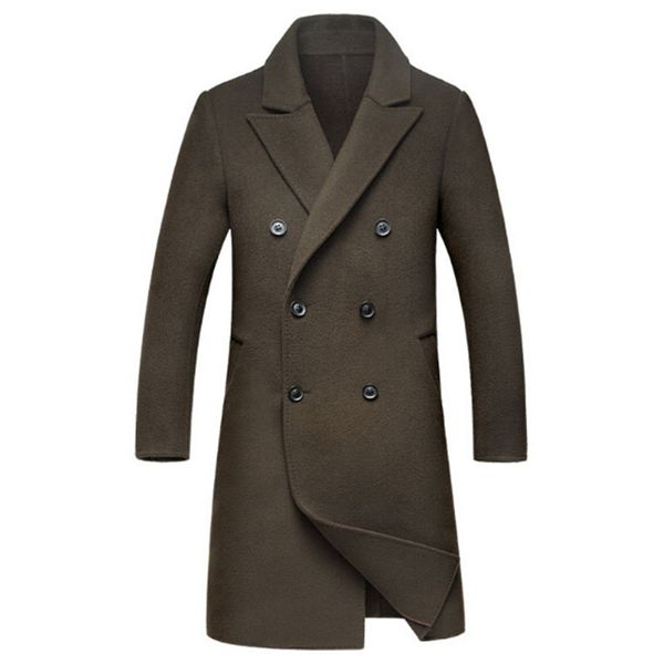 70% wool coats winter thick double-sided cashmere trench men fashion double breasted long masculino bivt, Black
70% wool coats winter thick double-sided cashmere trench men fashion double breasted long masculino bivt, Black