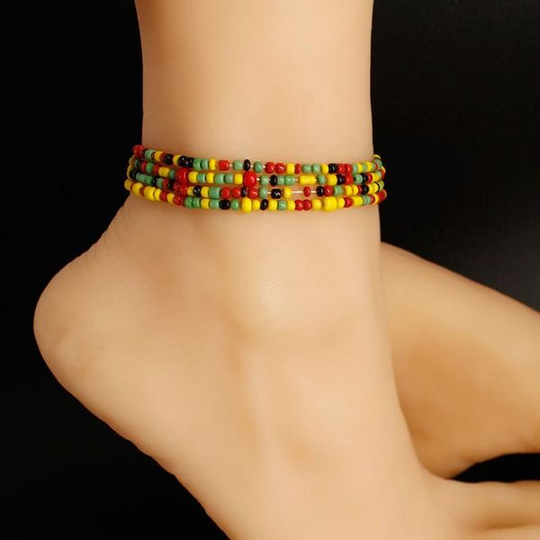 anklets trendy colorful beads anklet for women multi-layer braided rope boho foot chain jewelry, Red;blue
anklets trendy colorful beads anklet for women multi-layer braided rope boho foot chain jewelry, Red;blue