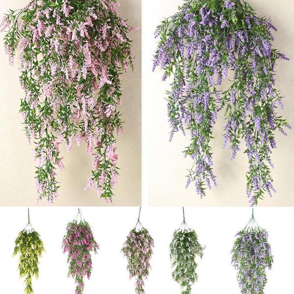decorative flowers & wreaths 2 pc artificial lavender flower vine hanging garland plant fake green twigs home garden wedding decor
decorative flowers & wreaths 2 pc artificial lavender flower vine hanging garland plant fake green twigs home garden wedding decor