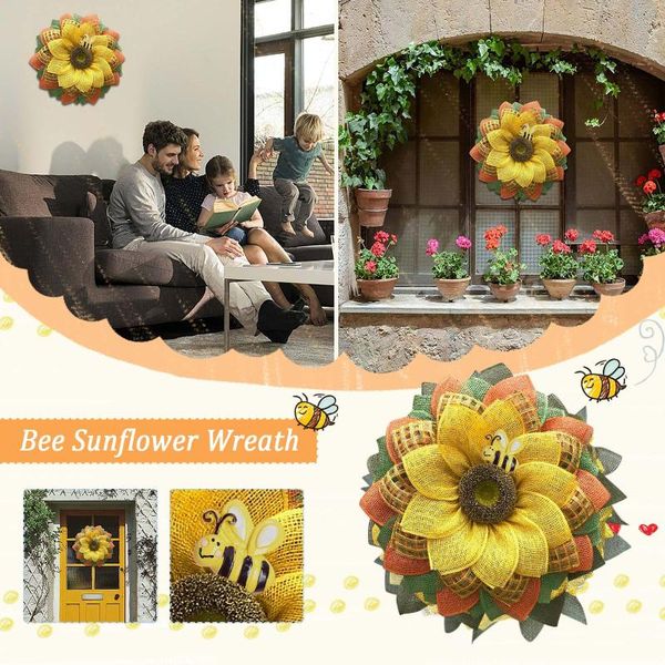 decorative flowers & wreaths bee festival decoration simulation leaf round sunflowerwreath artificial garland hanging pendants wedding ramad
decorative flowers & wreaths bee festival decoration simulation leaf round sunflowerwreath artificial garland hanging pendants wedding ramad