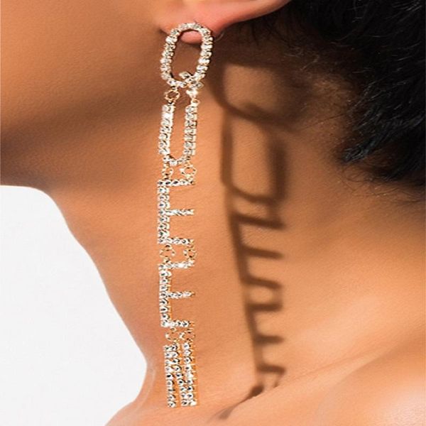 hoop & huggie queen earrings, 2021, shining long rhinestone wholesale earrings in europe and america, Golden;silver
hoop & huggie queen earrings, 2021, shining long rhinestone wholesale earrings in europe and america, Golden;silver