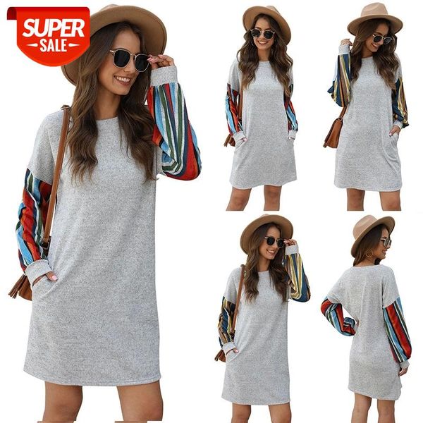 color stripe stitching crew neck loose dress autumn 2020 new women's fashion casual loose straight tube pullover dress plu size #kz4h, White;black
color stripe stitching crew neck loose dress autumn 2020 new women's fashion casual loose straight tube pullover dress plu size #kz4h, White;black