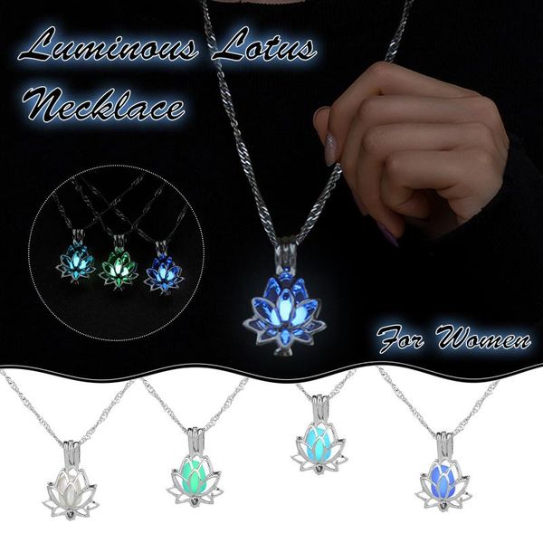 pendant necklaces women's fashion elegant assesories flower luminous necklace handmade glass plant jewelry gift, Silver
pendant necklaces women's fashion elegant assesories flower luminous necklace handmade glass plant jewelry gift, Silver