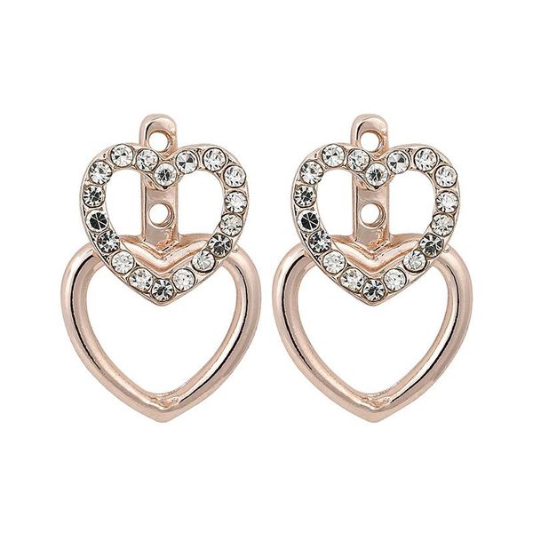 stud heart shaped earrings with zircon for women creative fashion brand design jewelry gifts ladies 25, Golden;silver
stud heart shaped earrings with zircon for women creative fashion brand design jewelry gifts ladies 25, Golden;silver
