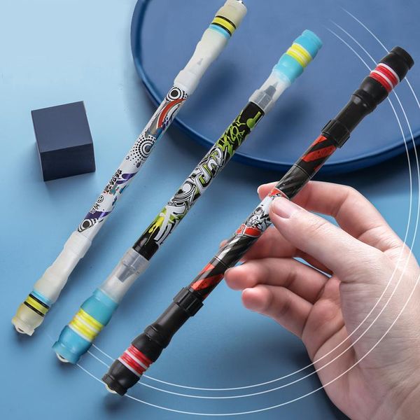ballpoint pens penspinning pen rotating funny kawaii stationery for writing toy black creative handles school supplies, Blue;orange
ballpoint pens penspinning pen rotating funny kawaii stationery for writing toy black creative handles school supplies, Blue;orange