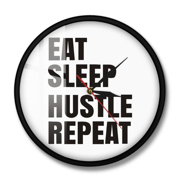 wall clocks motivational quote art hustlers life clock eat sleep hustle repeat entrepreneur office decor modern
wall clocks motivational quote art hustlers life clock eat sleep hustle repeat entrepreneur office decor modern