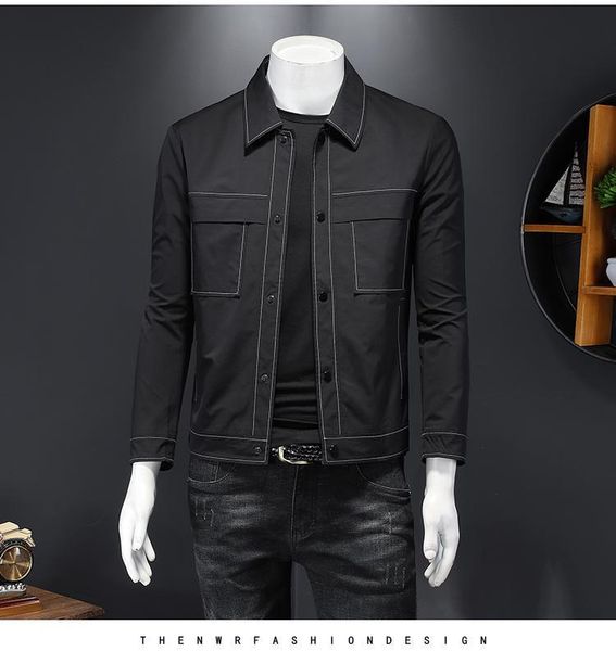 men's jackets ws0705 fashion coats & 2021 runway luxury european design party style clothing, Black;brown
men's jackets ws0705 fashion coats & 2021 runway luxury european design party style clothing, Black;brown