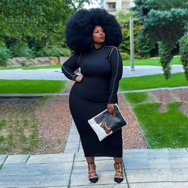 plus size dresses haoohu large for women clothing 5xl elegant long sleeve office ladies dress vintage retro urban casual, Black
plus size dresses haoohu large for women clothing 5xl elegant long sleeve office ladies dress vintage retro urban casual, Black