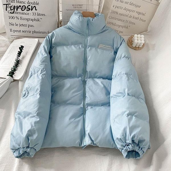 women's down & parkas women short style blue warm bread coats winter outwear simple all match students fashion loose korean-style ulzza, Black
women's down & parkas women short style blue warm bread coats winter outwear simple all match students fashion loose korean-style ulzza, Black