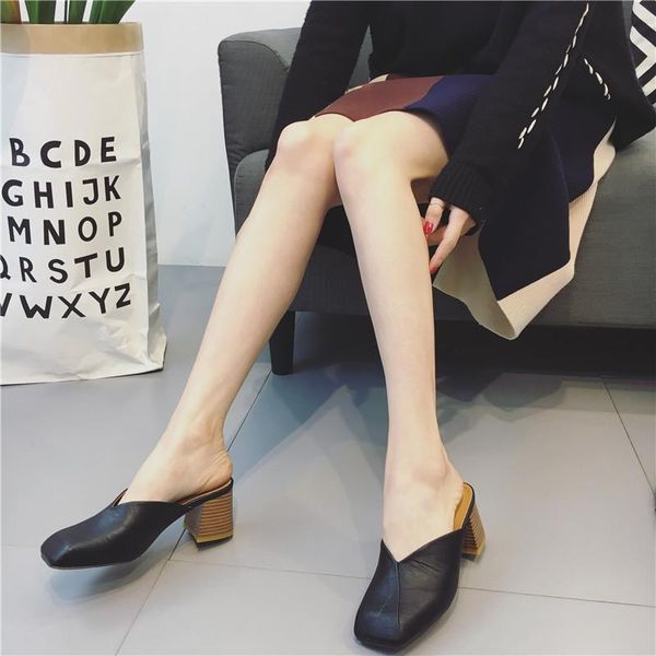 slippers women high heels flip flop flat shoes woman mules fashion ladies female sandals, Black
slippers women high heels flip flop flat shoes woman mules fashion ladies female sandals, Black
