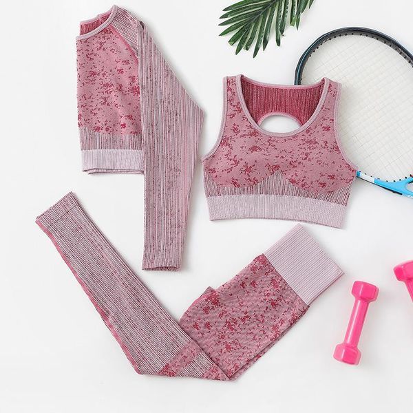 yoga outfit 3/pcs women's tracksuit seamless set gym fitness clothing sportswear female workout leggings bra sport clothes
yoga outfit 3/pcs women's tracksuit seamless set gym fitness clothing sportswear female workout leggings bra sport clothes