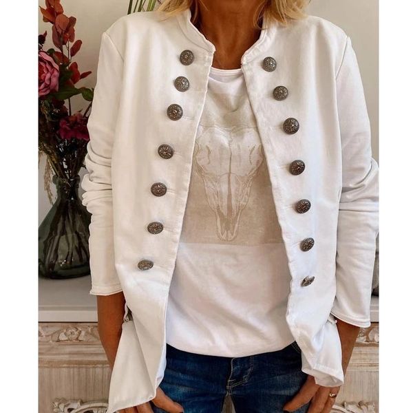 women's jackets lugentolo cotton linen stand collar jacket women simple casual solid color spring autumn womens clothing, Black;brown
women's jackets lugentolo cotton linen stand collar jacket women simple casual solid color spring autumn womens clothing, Black;brown