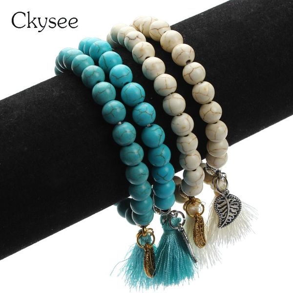 charm bracelets 2021 boho natural stone turquoises beads bracelet antique leaf tassel bangle for women pulseras mujer, Golden;silver
charm bracelets 2021 boho natural stone turquoises beads bracelet antique leaf tassel bangle for women pulseras mujer, Golden;silver