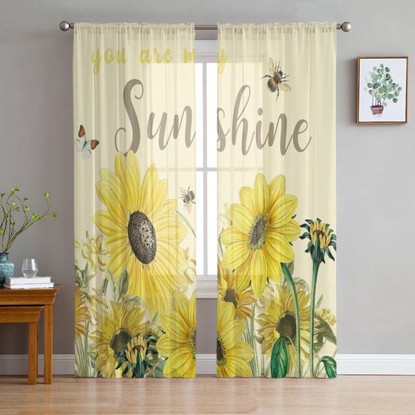 curtain & drapes blooming sunflower bee butterfly tulle curtains for living room bedroom modern kitchen sheer voile
curtain & drapes blooming sunflower bee butterfly tulle curtains for living room bedroom modern kitchen sheer voile