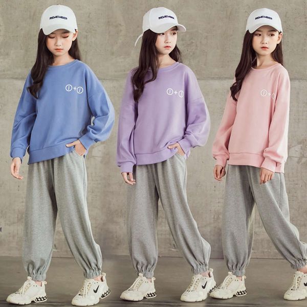 suit girls' new and 2021 autumn sports korean spring big sweater casual loose children's clothing, White
suit girls' new and 2021 autumn sports korean spring big sweater casual loose children's clothing, White