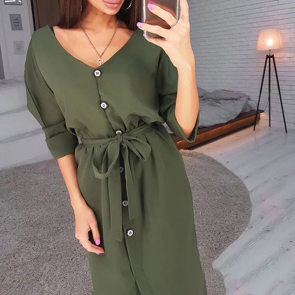 neckline in v solid elegant casual 2021 autumn fashions girly vintage stripes return button sheath dress half sleeve xd1v, Black;gray
neckline in v solid elegant casual 2021 autumn fashions girly vintage stripes return button sheath dress half sleeve xd1v, Black;gray