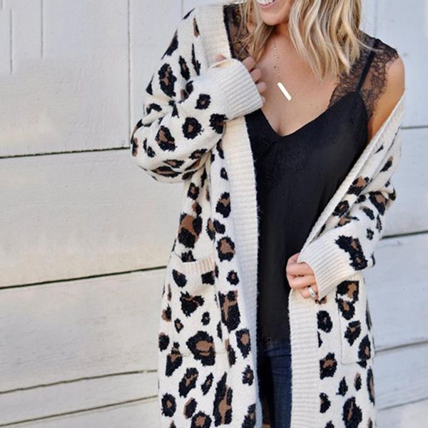 plus size women leopard print cardigans casual long sleeve knitted sweater coats autumn winter fashion cardigan jacket outwear, White;black
plus size women leopard print cardigans casual long sleeve knitted sweater coats autumn winter fashion cardigan jacket outwear, White;black