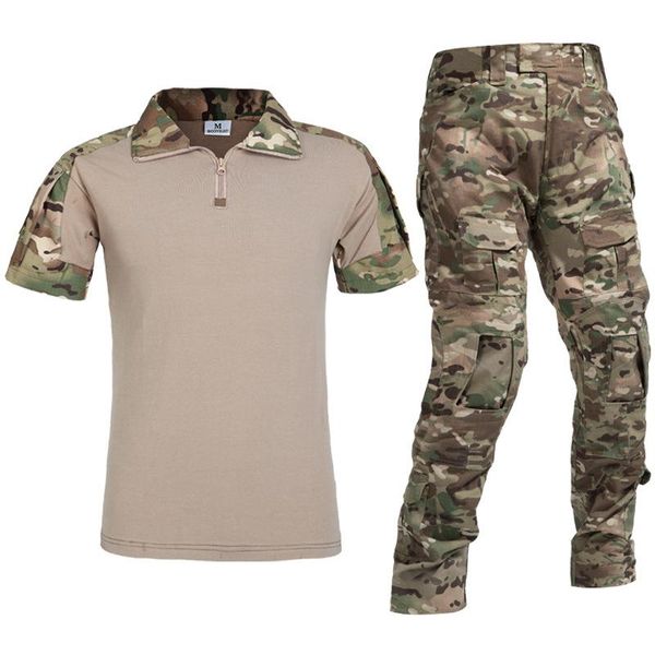 gym clothing men's tactical short sleeve combat shirt and pants set multicamo bdu hunting military uniform 1/4 zip, White;black
gym clothing men's tactical short sleeve combat shirt and pants set multicamo bdu hunting military uniform 1/4 zip, White;black