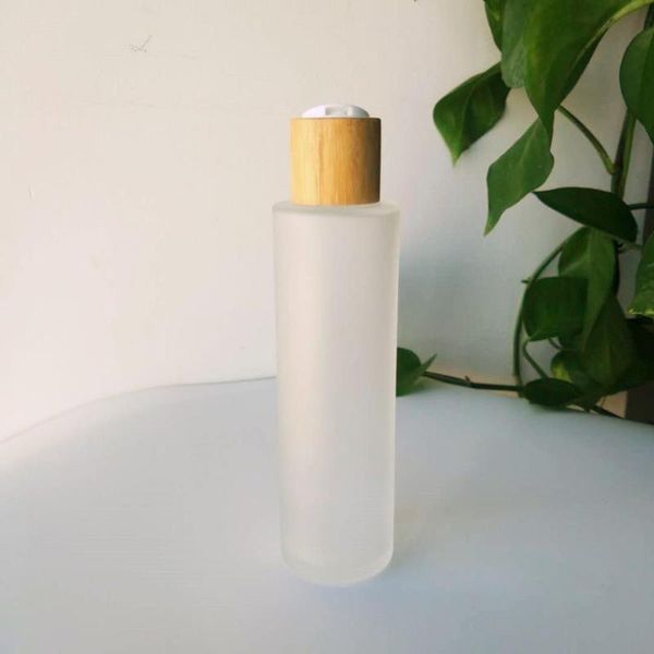 storage bottles & jars wholesale120ml empty glass jar with bamboo wood lotion pump lid frosted bottle cosmetic packaging
storage bottles & jars wholesale120ml empty glass jar with bamboo wood lotion pump lid frosted bottle cosmetic packaging