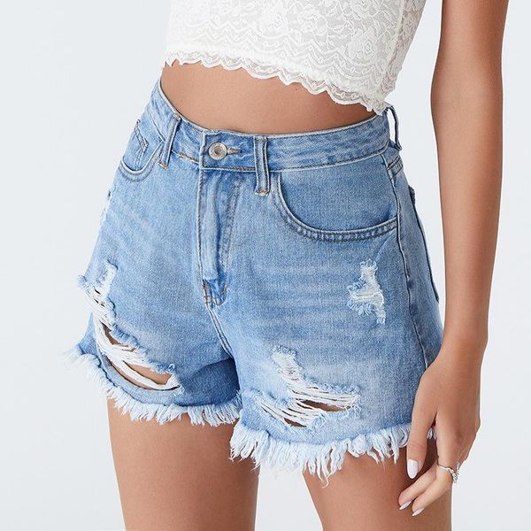 women's shorts 2021 streetwear women fashion jeans denim short burr pants, White;black
women's shorts 2021 streetwear women fashion jeans denim short burr pants, White;black