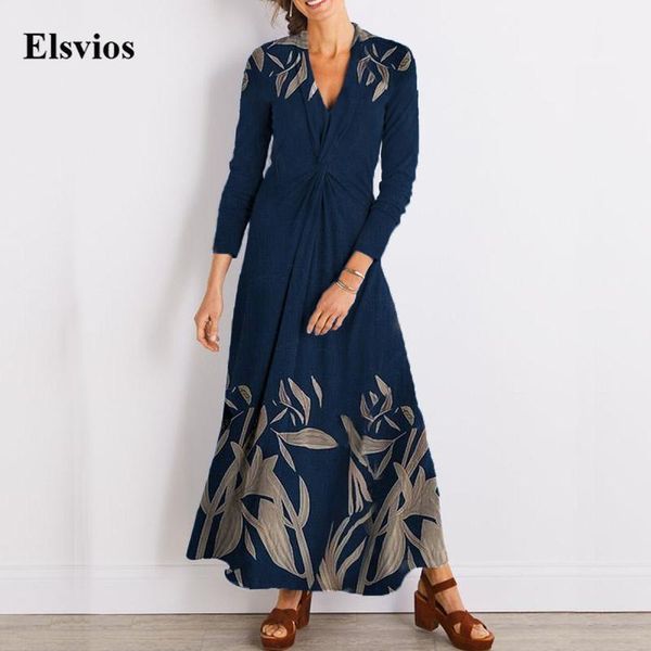 casual dresses vintage leaf print slim elegant party dress lady twist v neck office long spring autumn women sleeve maxi, Black;gray
casual dresses vintage leaf print slim elegant party dress lady twist v neck office long spring autumn women sleeve maxi, Black;gray