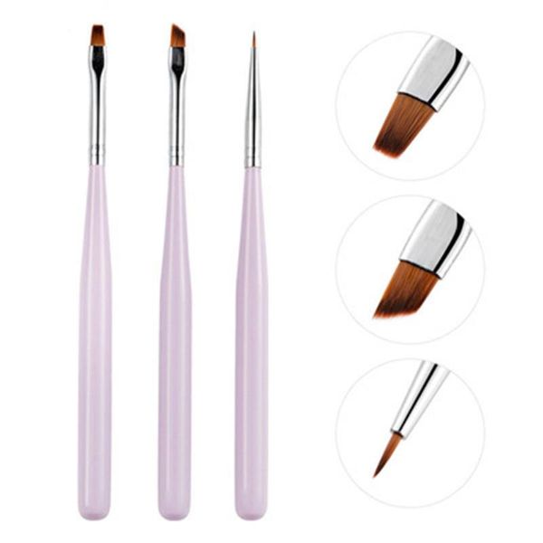 nail brushes art pen set 3 draw line pens potherapy carved crystal painted professional design brush tools, Yellow
nail brushes art pen set 3 draw line pens potherapy carved crystal painted professional design brush tools, Yellow